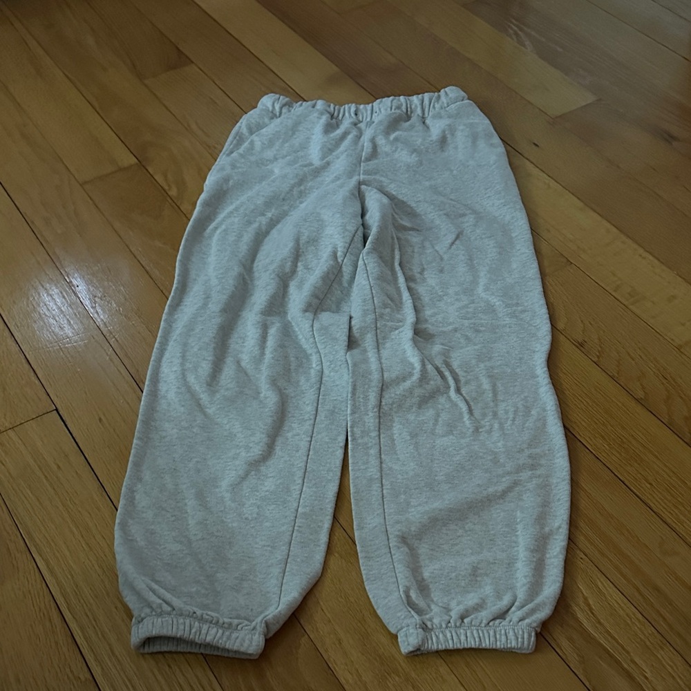 Old Navy Light Gray Kids Sweatpants with Elastic Cuffs